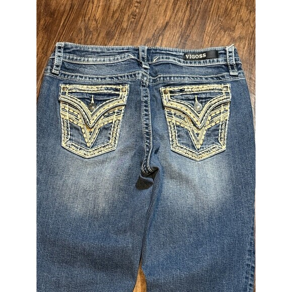 Vigoss Denim - Vigoss Jeans Women’s Size 8 Capri Heritage Fit Embroidered